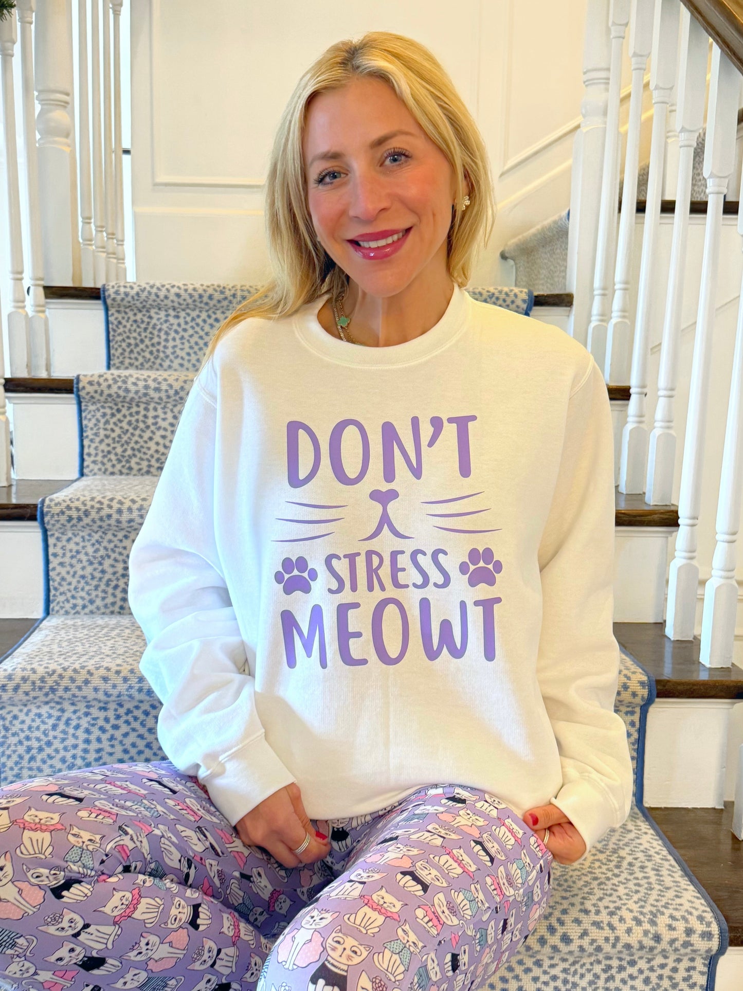 Classy Cats Jogger Pajama Set