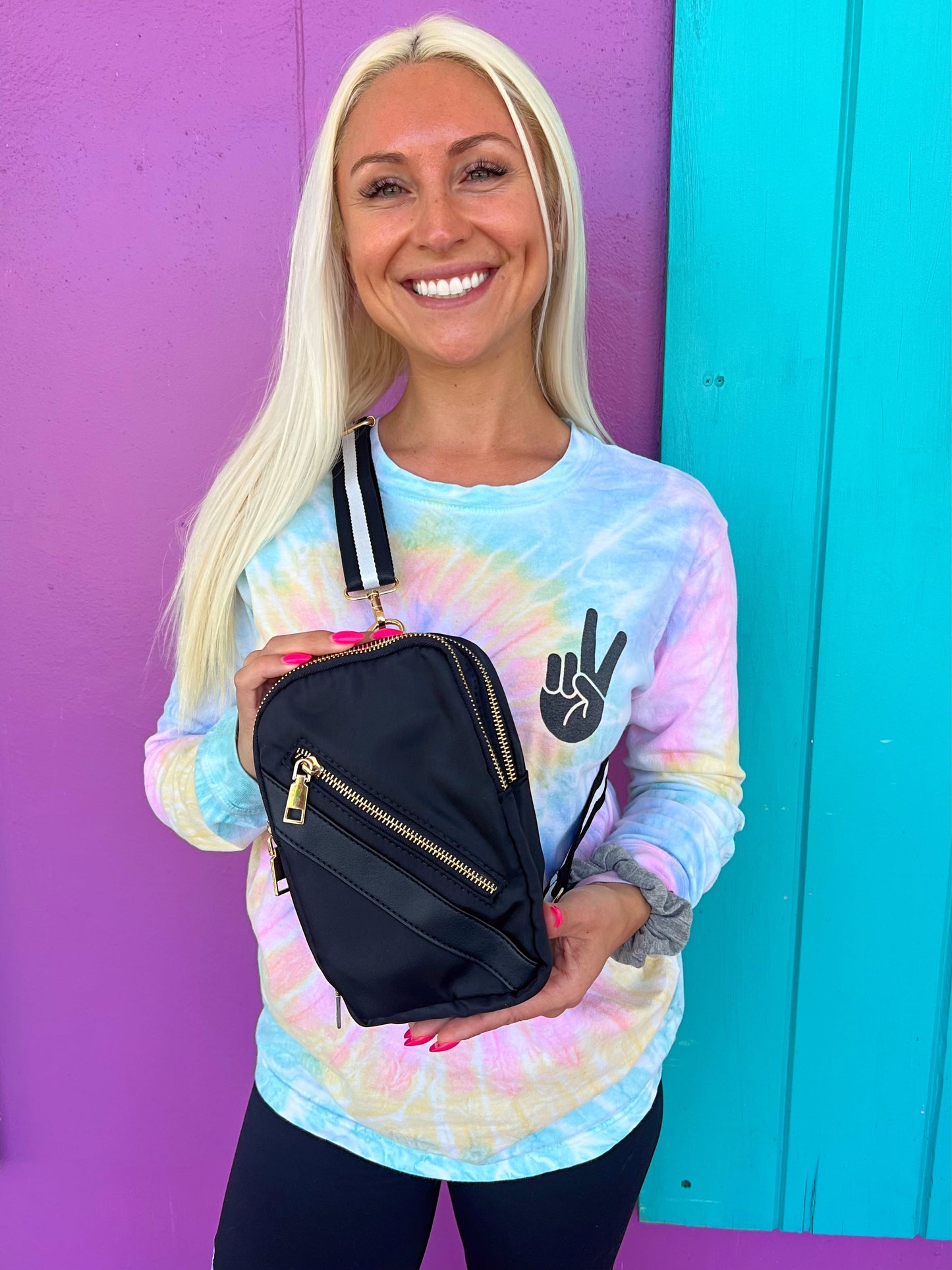 Bree Black Convertible Bag