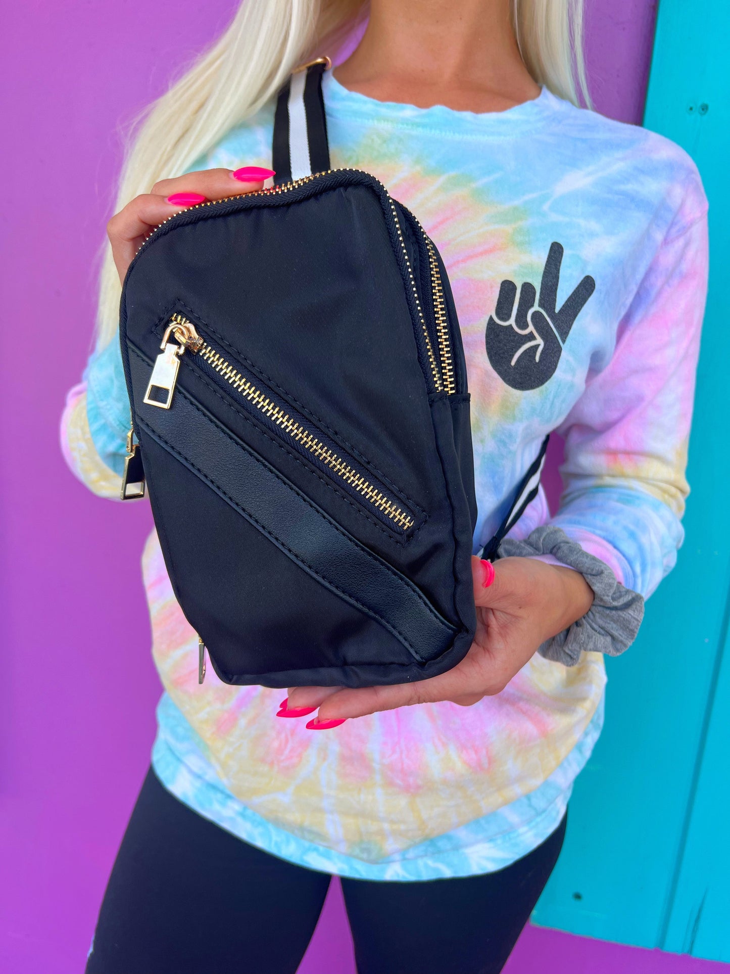 Bree Black Convertible Bag