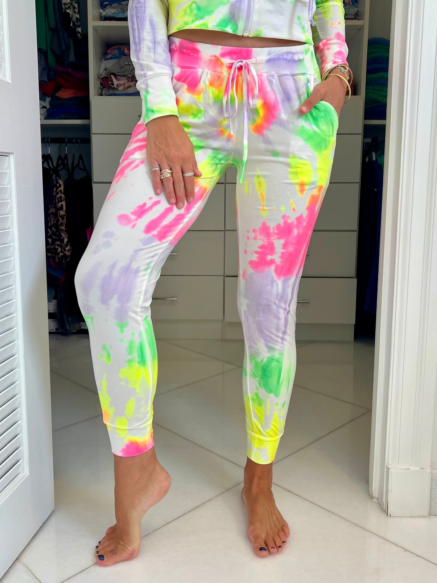Sugar Burst Tie-Dye Joggers
