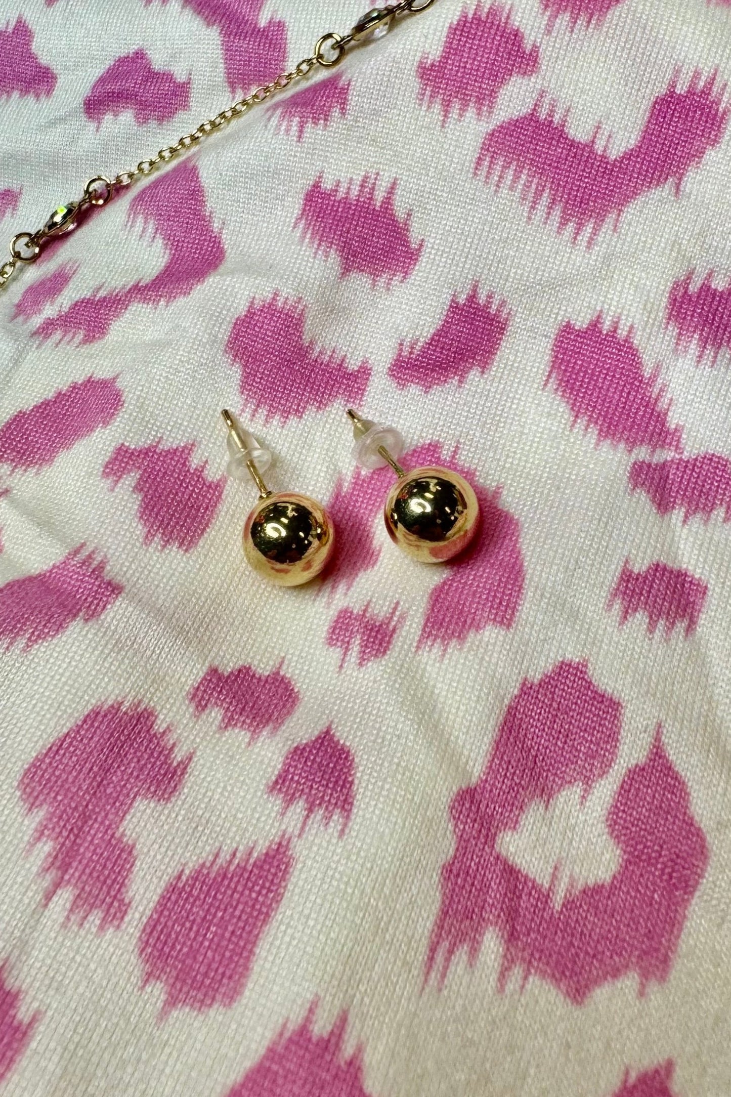 Gold Pearl Earrings