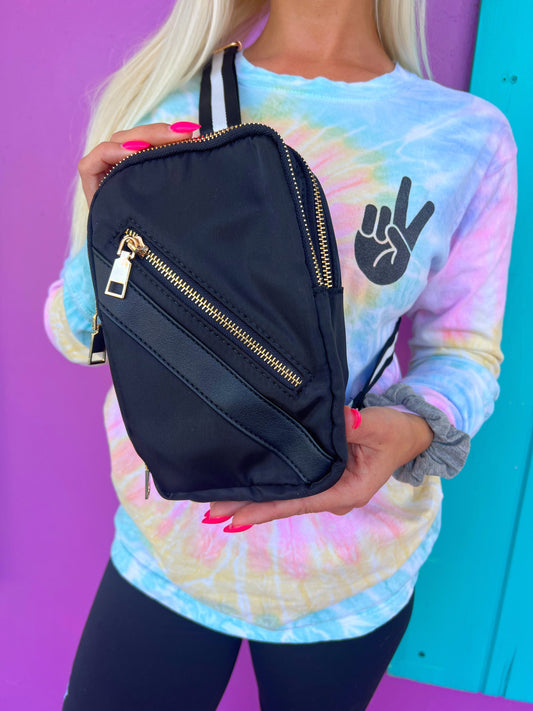 Bree Black Convertible Bag