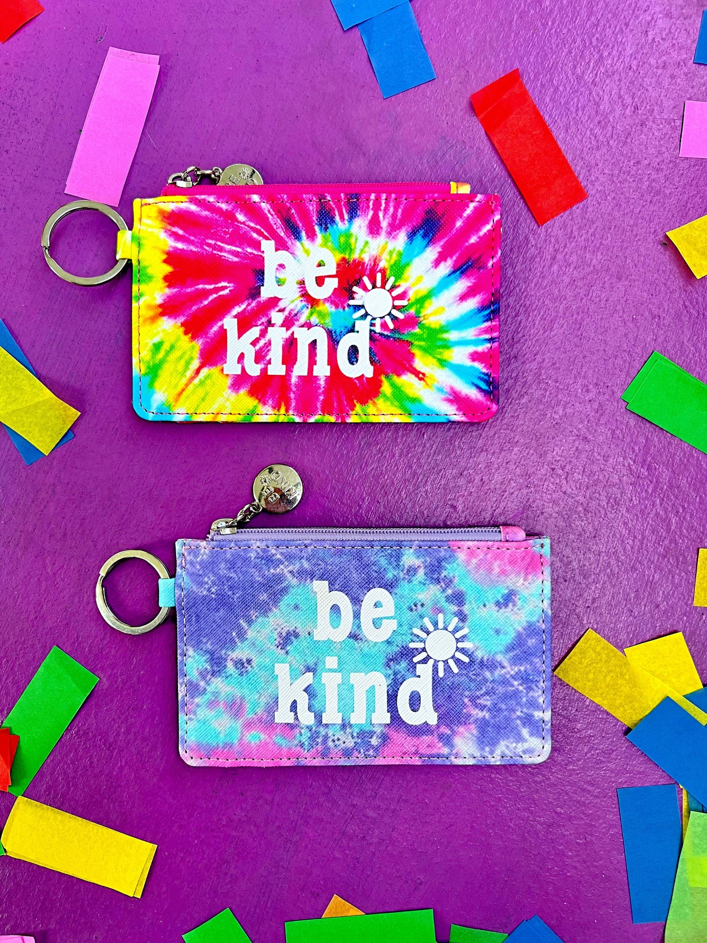 Be Kind Card Case Keychain