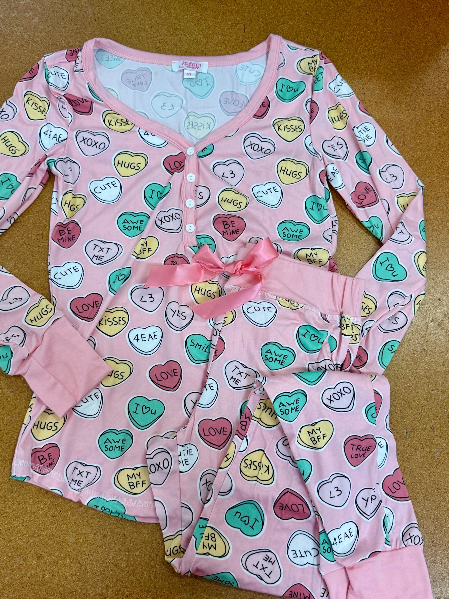 Pink Sweetheart Pajama Jogger Set
